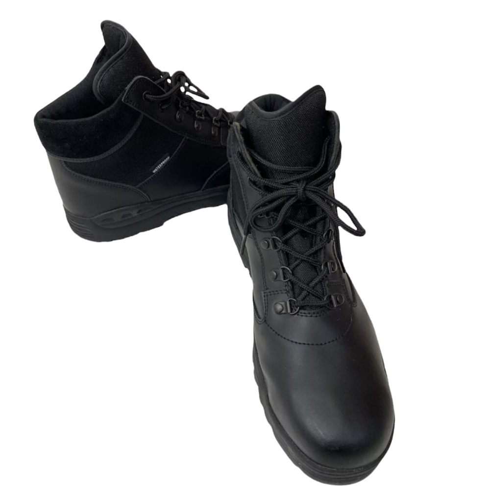 Rothko Tactical Boots Black Leather 6" Mens Size 14